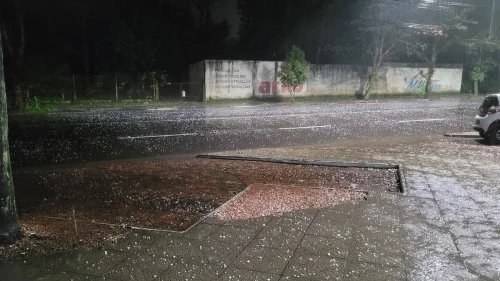 Temporais de granizo podem atingir Sul e Sudeste do Brasil nesta segunda
