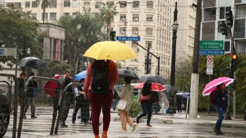 Inmet emite alerta de perigo para chuva forte e ventania neste fim de semana