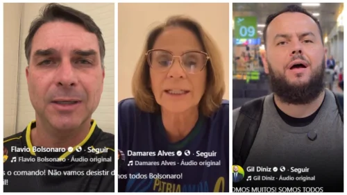 Aliados de Bolsonaro gravam vídeos com mensagem única após prisão do ex-presidente