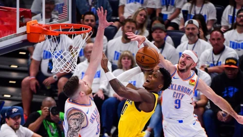 Pacers vencem Thunder no jogo 1 das finais da NBA com cesta decisiva de Haliburton