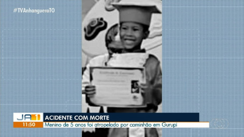 Tragédia em Gurupi: Menino de 5 anos morre atropelado por caminhão
