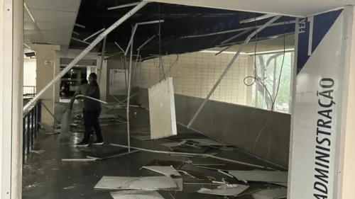 Tempestade com granizo provoca desabamentos de teto em duas faculdades da USP
