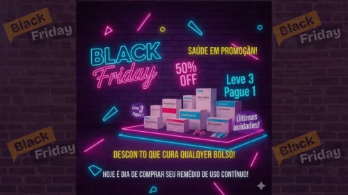 Farmácias aderem à Black Friday com promoções de medicamentos