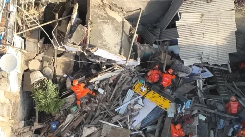 Desabamento no Catete deixa 16 feridos e mobiliza equipes de resgate no Rio