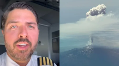 Piloto brasileiro registra erupção do Etna durante voo na Itália