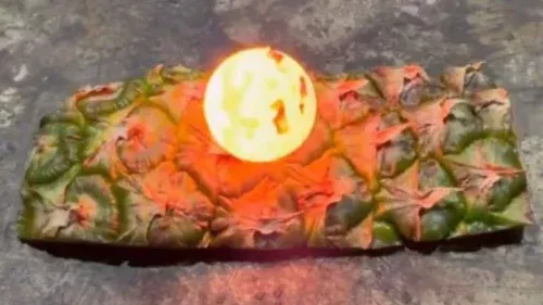 Casca de abacaxi resiste a 1000°C devido a efeito físico conhecido como Leidenfrost