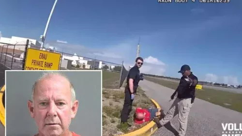 Homem drogado invade aeroporto nos EUA, dirige na pista e tenta embarcar em aviões