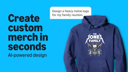 Amazon lança ferramenta de IA para criar camisetas e canecas personalizadas; entenda como funciona