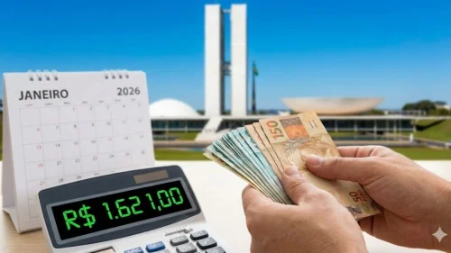 Salário mínimo de 2026 é fixado em R$ 1.621 a partir de 1º de janeiro