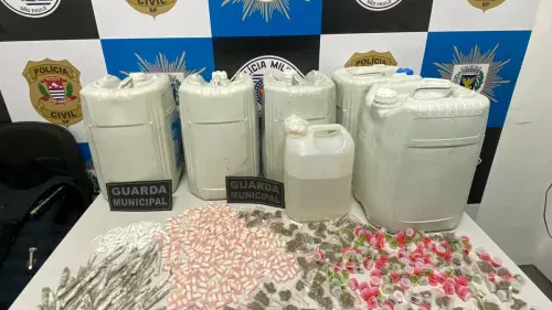 GCM apreende 94 litros de lança-perfume e 1 kg de drogas em Campinas