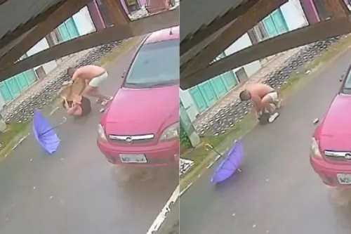 Homem Agarra e Arrasta Mulheres em Plena Rua de Carauari