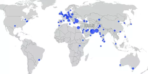 Ataques ao Irã desviam ao menos 145 voos e causam caos no tráfego aéreo global