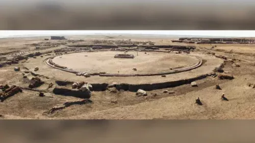Templo circular de 2.200 anos dedicado a deus Pelúsio é descoberto no Egito