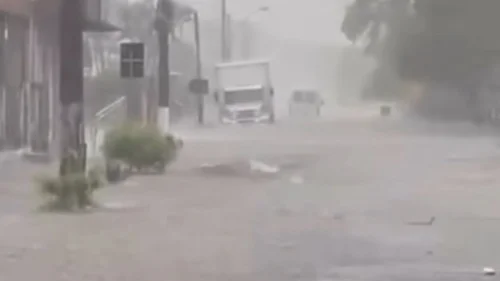 Ciclone provoca inundações no litoral do RS com chuvas três vezes acima da média
