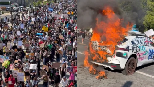 Protestos em Los Angeles contra deportações terminam em confrontos com a Guarda Nacional