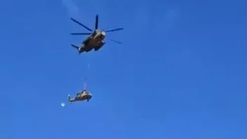 Helicóptero israelense cai durante operação de resgate aéreo na Cisjordânia