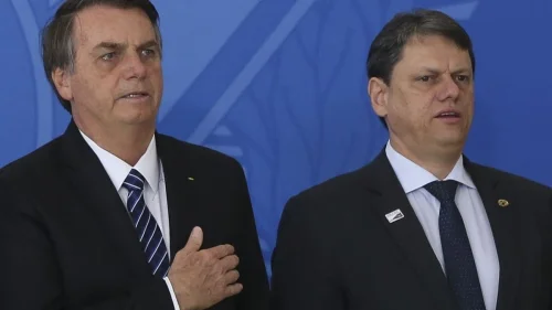 Centrão pressiona Bolsonaro para indicar Tarcísio como líder contra tarifas de Trump