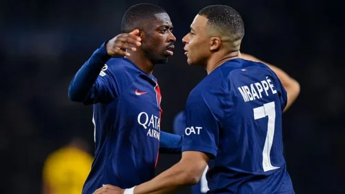 Dembélé ironiza Mbappé antes da final da Champions e foca no título coletivo
