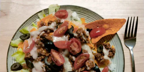 Após perder o marido, celebrações eram vazias. Uma salada de taco a ajudou a superar.