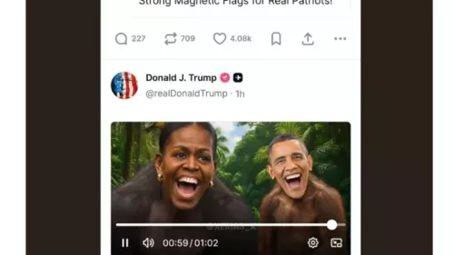 Trump publica vídeo racista com Obama e gera onda de indignação nos EUA