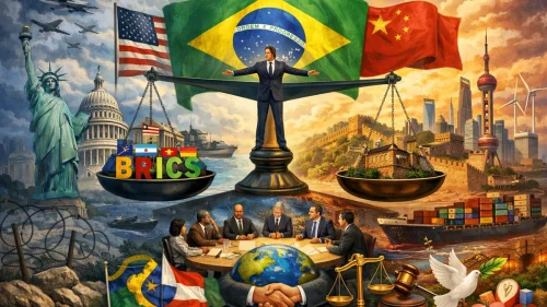 Brasil mantém postura de equilíbrio em meio à rivalidade EUA-China, afirma ex-embaixador