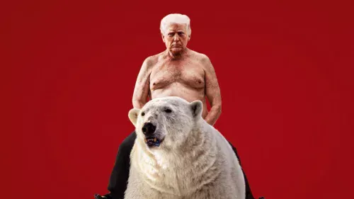 The Economist satiriza interesse de Trump pela Groenlândia em capa com meme