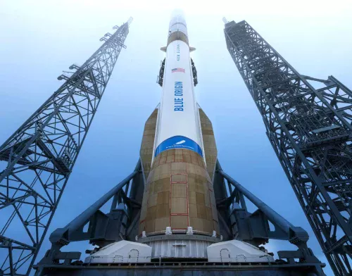 Foguete New Glenn explode em teste na Flórida: o maior fracasso da Blue Origin